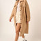 Mittoshop Button Up Drop Shoulder French Terry Longline Jacket