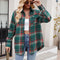 Mandy Plaid Button Up Long Sleeve Shirt