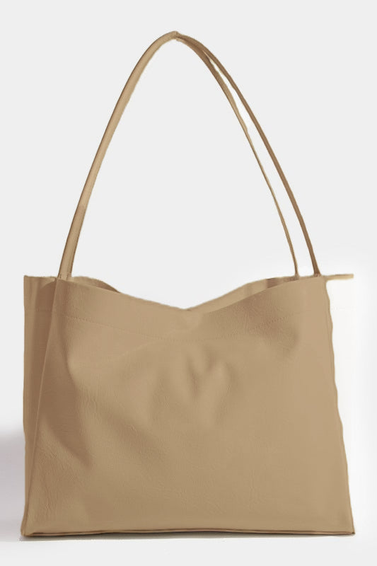 Fame Faux Leather Tote Bag