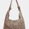 Fame Leopard Knotted Strap Shoulder Bag