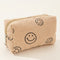 Zenana Smiley Face Corduroy Cosmetic Pouch